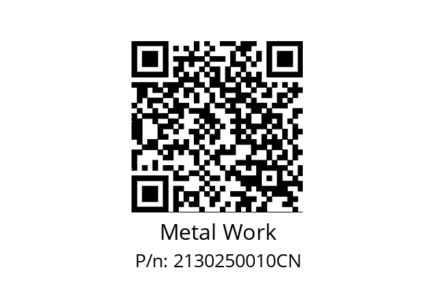   Metal Work 2130250010CN