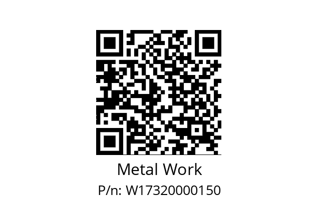   Metal Work W17320000150