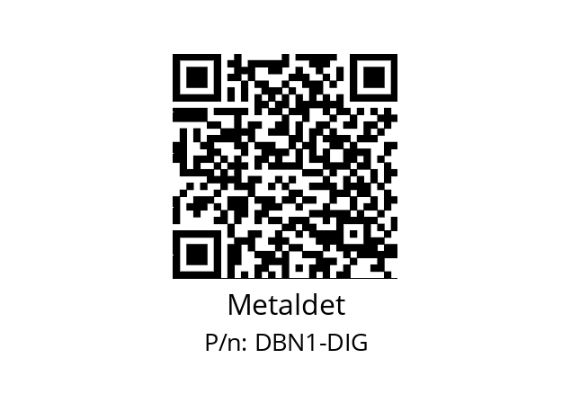   Metaldet DBN1-DIG