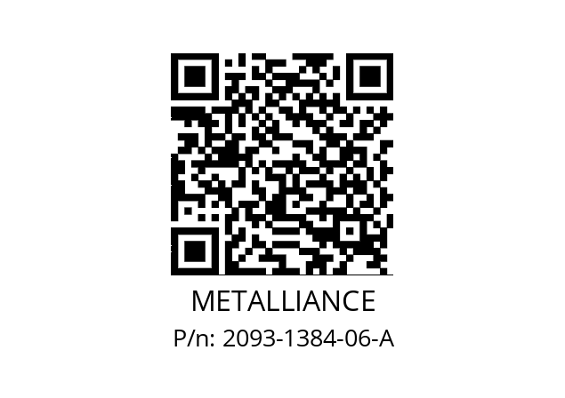   METALLIANCE 2093-1384-06-A