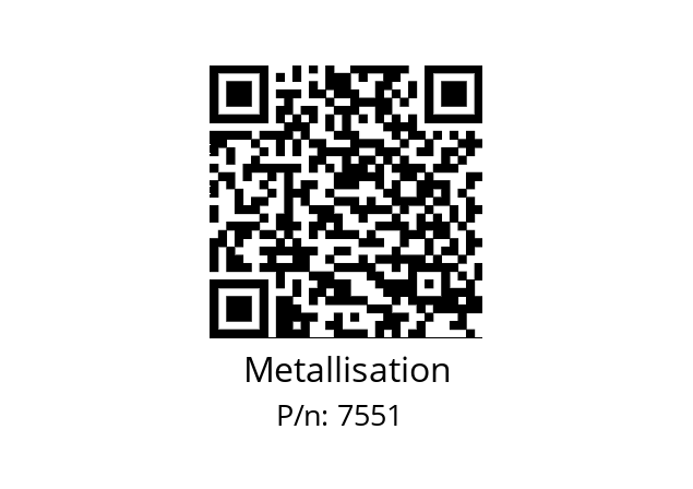   Metallisation 7551  