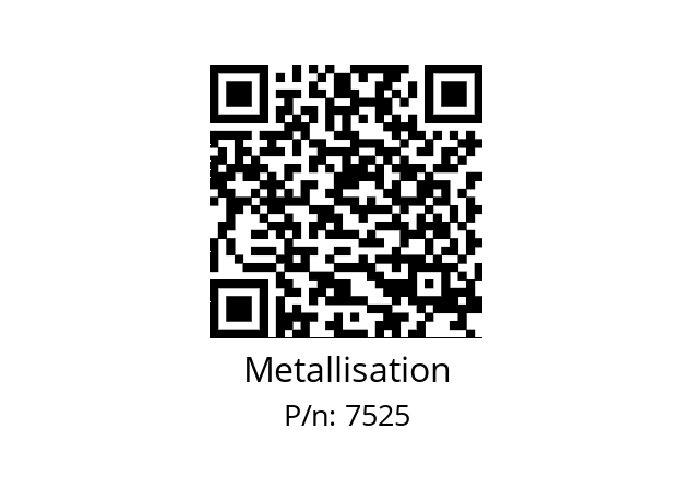   Metallisation 7525