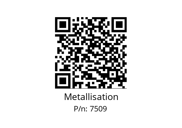   Metallisation 7509 