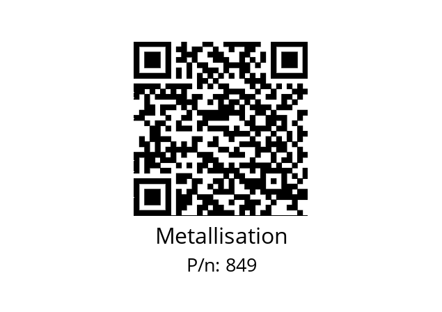   Metallisation 849