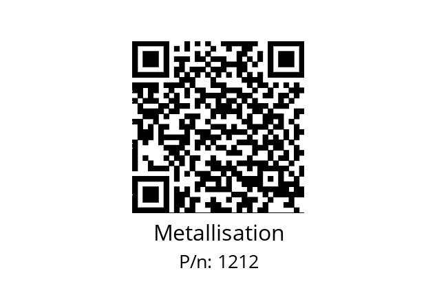   Metallisation 1212