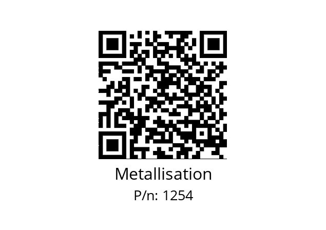   Metallisation 1254