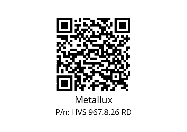   Metallux HVS 967.8.26 RD