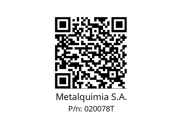   Metalquimia S.A. 020078T