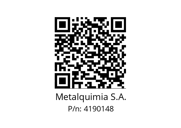   Metalquimia S.A. 4190148