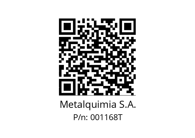   Metalquimia S.A. 001168T