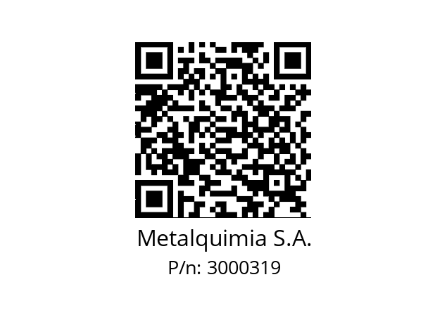   Metalquimia S.A. 3000319