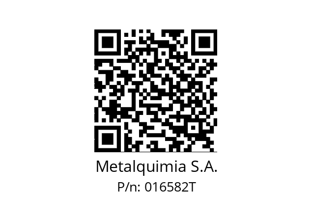   Metalquimia S.A. 016582T