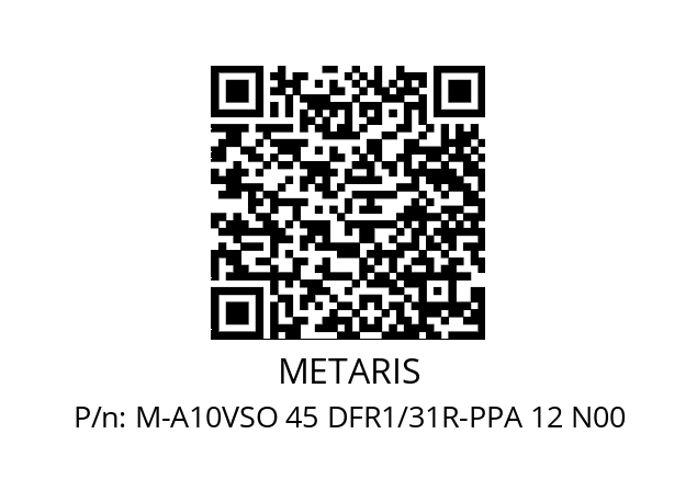   METARIS M-A10VSO 45 DFR1/31R-PPA 12 N00