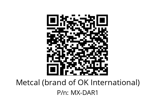   Metcal (brand of OK International) MX-DAR1