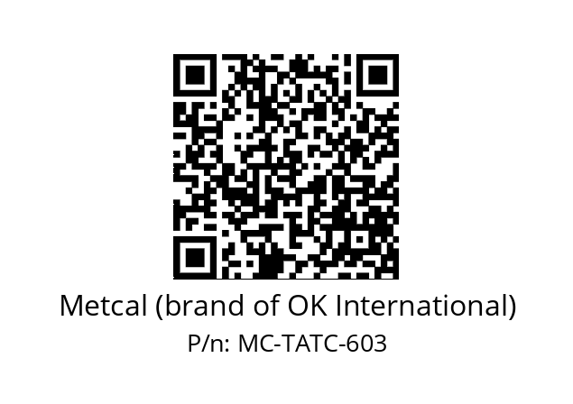   Metcal (brand of OK International) MC-TATC-603