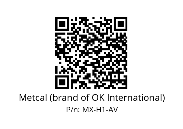   Metcal (brand of OK International) MX-H1-AV