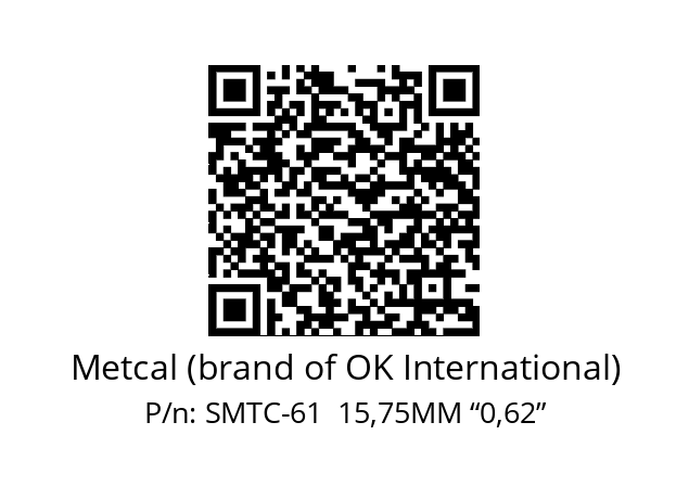   Metcal (brand of OK International) SMTC-61  15,75MM “0,62”