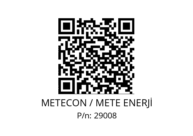   METECON / METE ENERJİ 29008