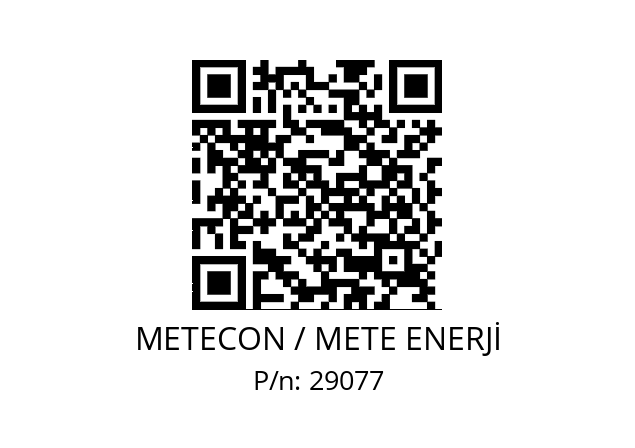   METECON / METE ENERJİ 29077