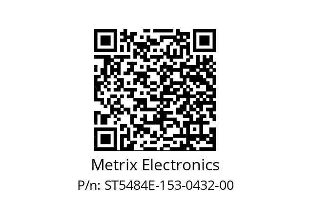   Metrix Electronics ST5484E-153-0432-00