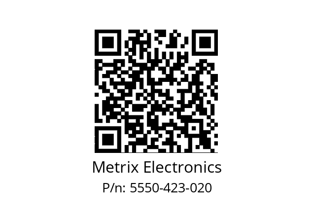   Metrix Electronics 5550-423-020