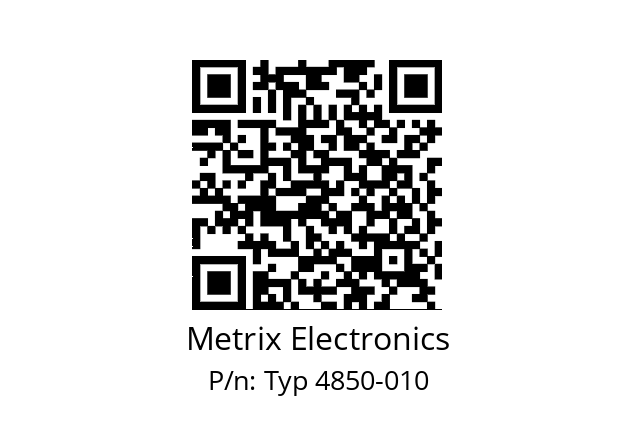   Metrix Electronics Typ 4850-010