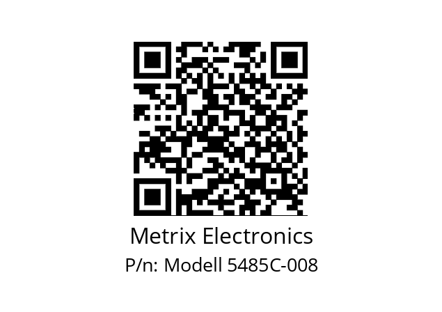   Metrix Electronics Modell 5485C-008