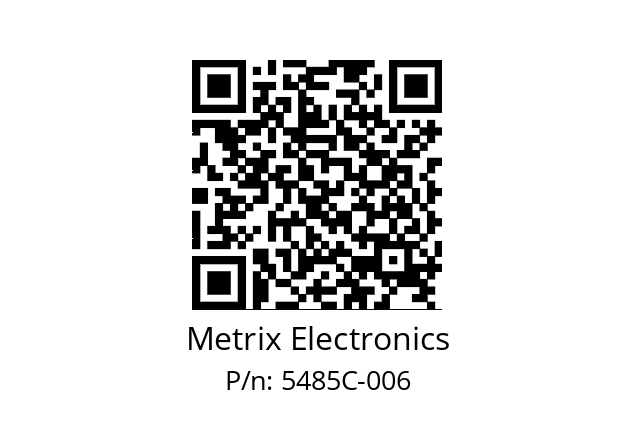   Metrix Electronics 5485C-006