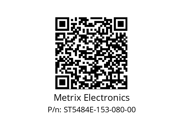   Metrix Electronics ST5484E-153-080-00