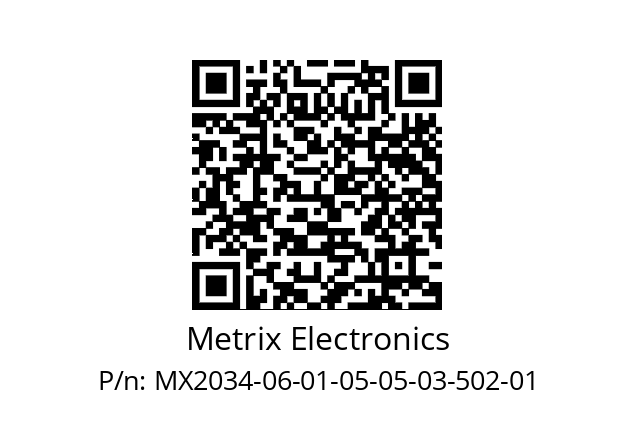   Metrix Electronics MX2034-06-01-05-05-03-502-01