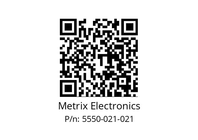   Metrix Electronics 5550-021-021