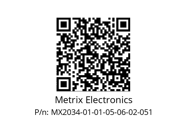   Metrix Electronics MX2034-01-01-05-06-02-051