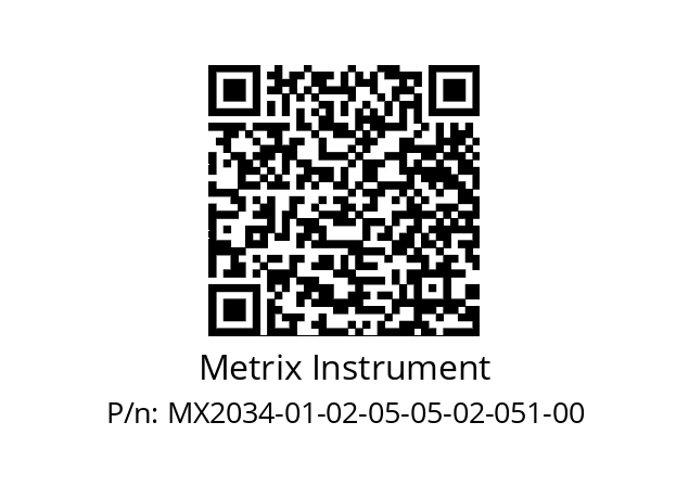   Metrix Instrument MX2034-01-02-05-05-02-051-00