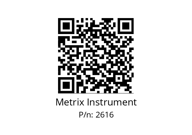   Metrix Instrument 2616