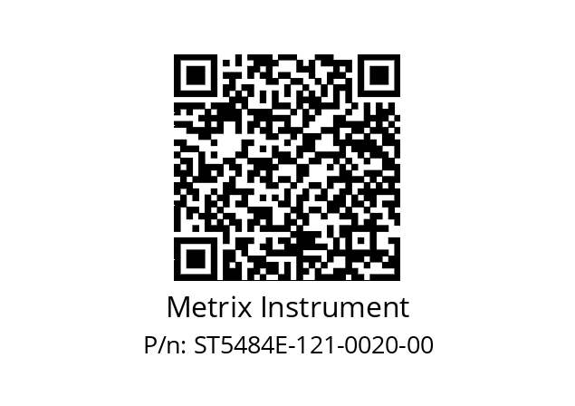   Metrix Instrument ST5484E-121-0020-00