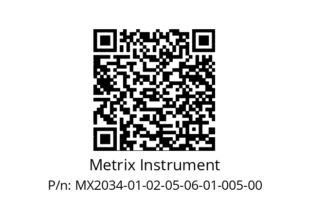   Metrix Instrument MX2034-01-02-05-06-01-005-00