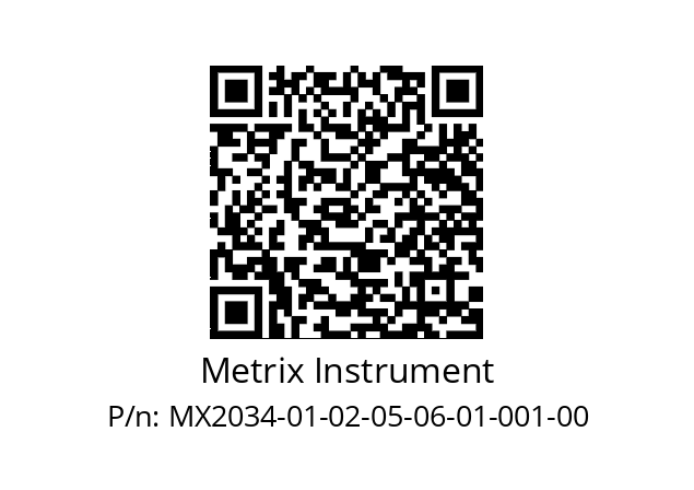   Metrix Instrument MX2034-01-02-05-06-01-001-00