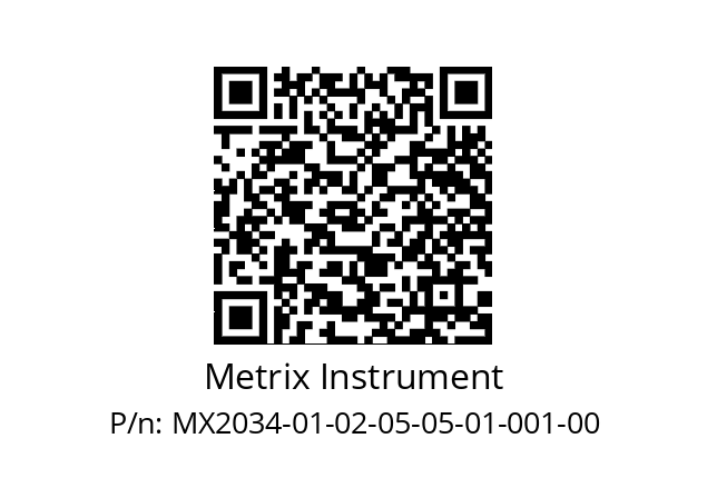   Metrix Instrument MX2034-01-02-05-05-01-001-00