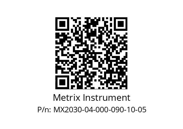   Metrix Instrument MX2030-04-000-090-10-05