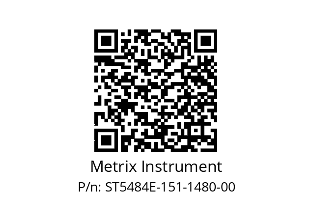   Metrix Instrument ST5484E-151-1480-00