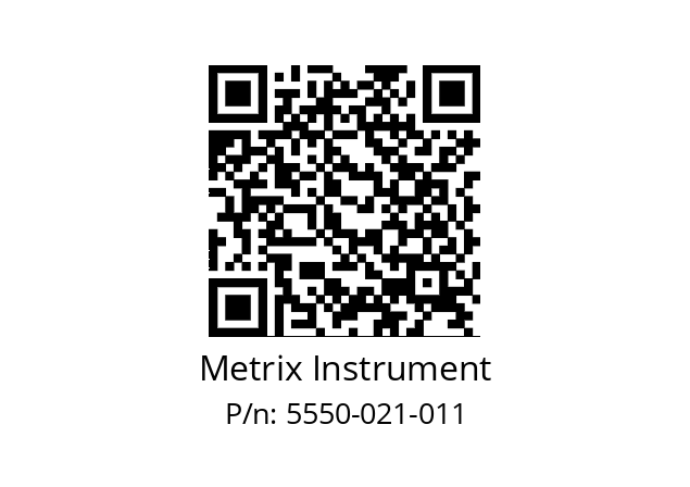   Metrix Instrument 5550-021-011