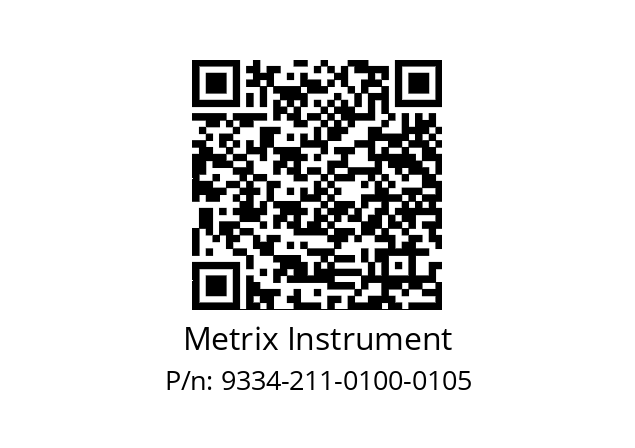   Metrix Instrument 9334-211-0100-0105