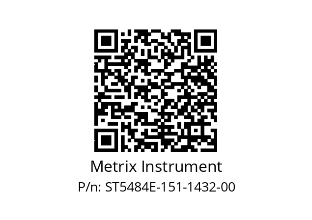   Metrix Instrument ST5484E-151-1432-00