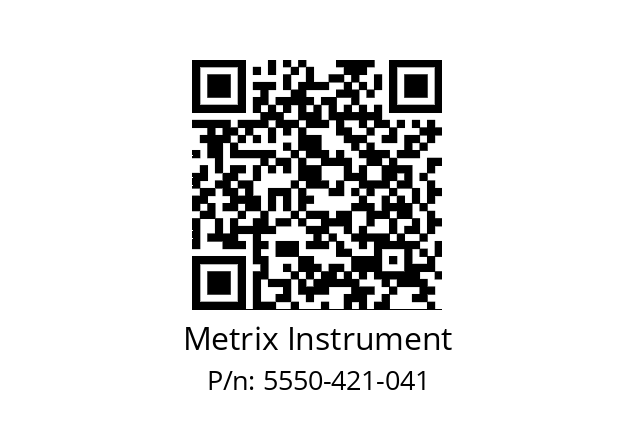   Metrix Instrument 5550-421-041