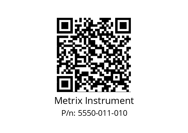   Metrix Instrument 5550-011-010