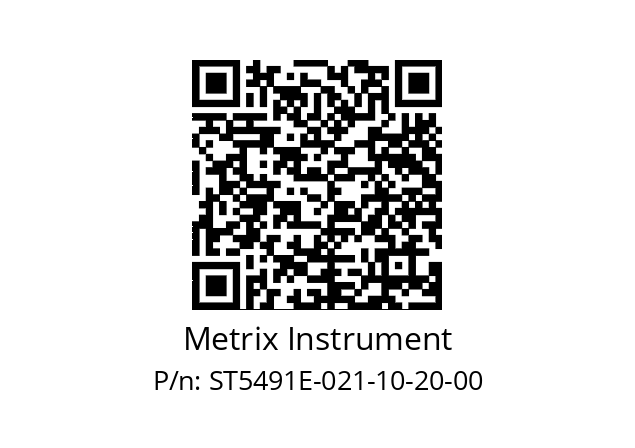   Metrix Instrument ST5491E-021-10-20-00