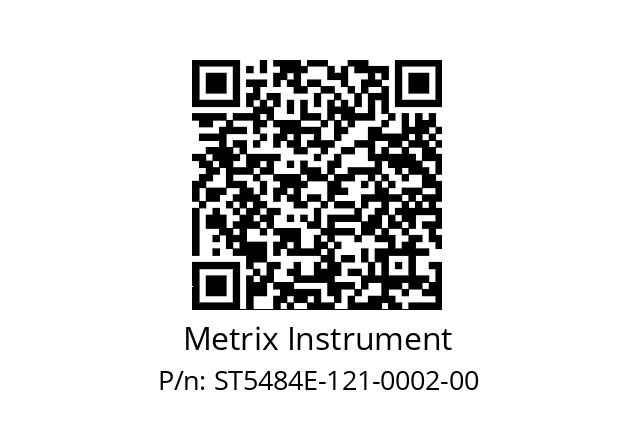   Metrix Instrument ST5484E-121-0002-00