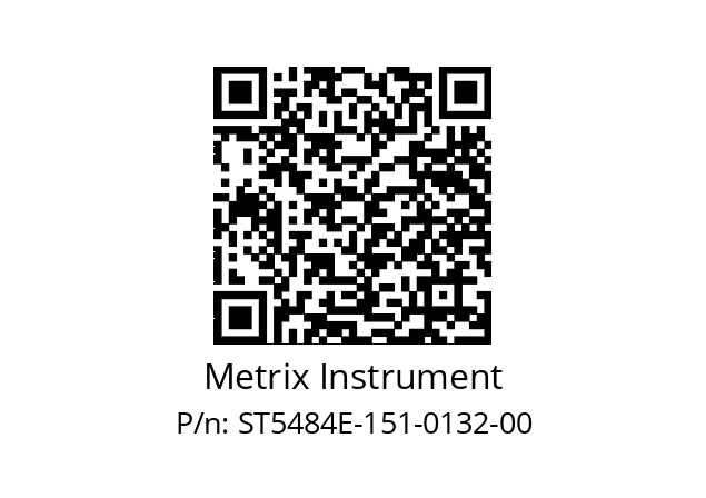   Metrix Instrument ST5484E-151-0132-00