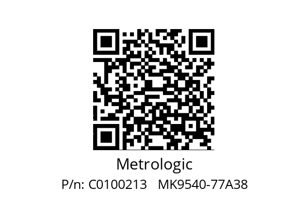   Metrologic C0100213   MK9540-77A38