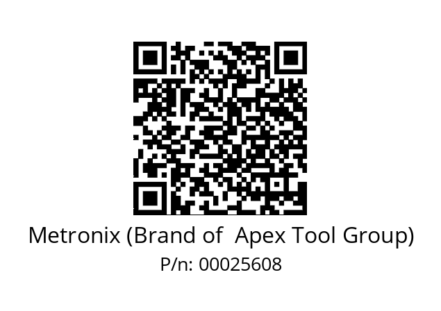   Metronix (Brand of  Apex Tool Group) 00025608